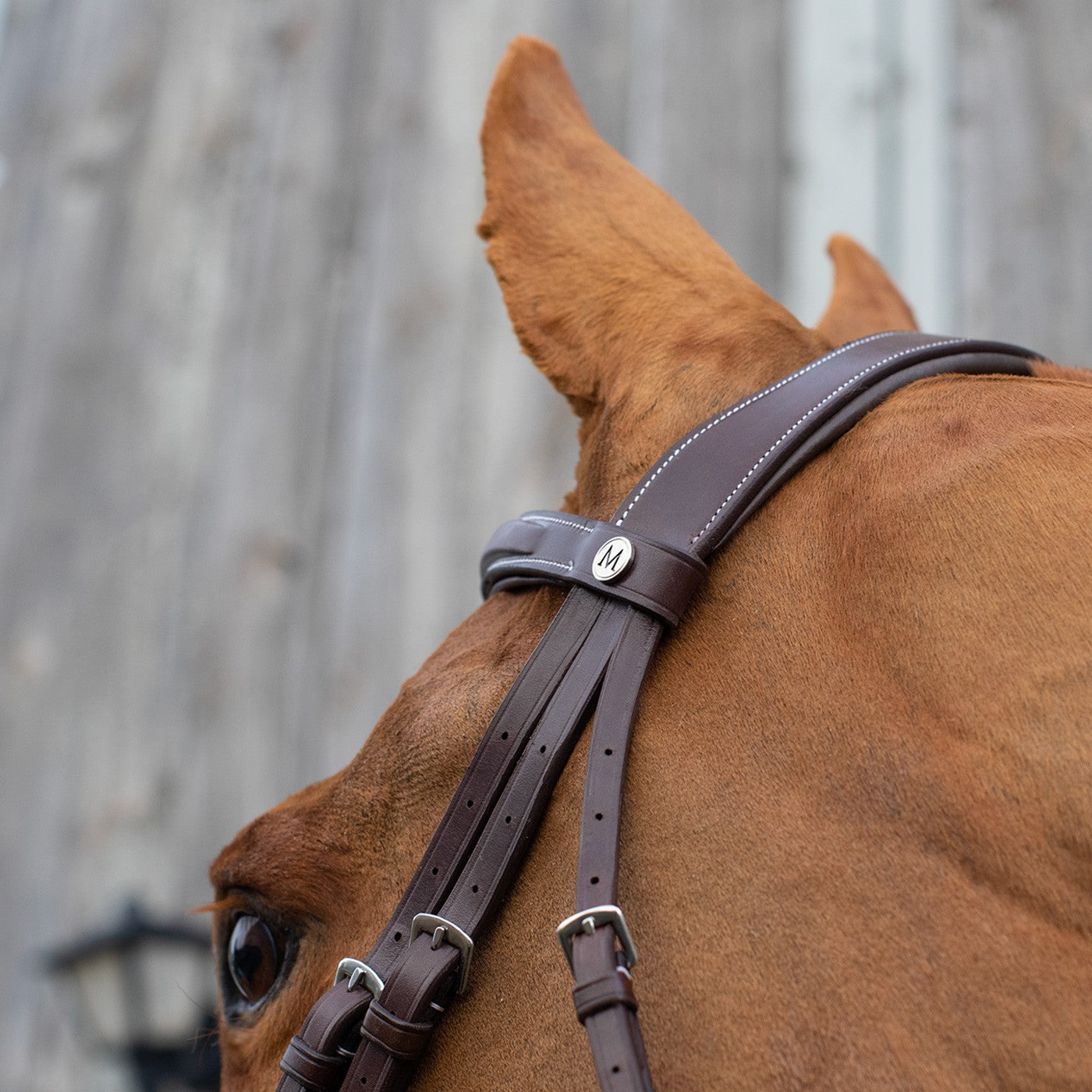 Mondega Vienna Fancy Stitch Hunter Bridle