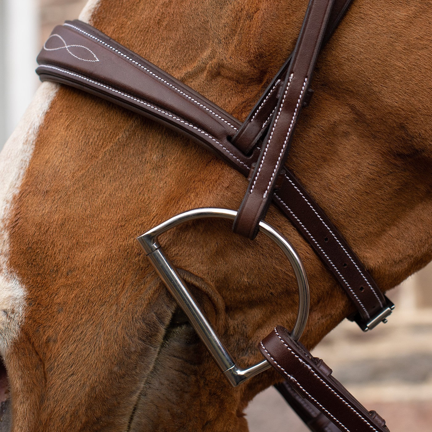 Mondega Vienna Fancy Stitch Hunter Bridle
