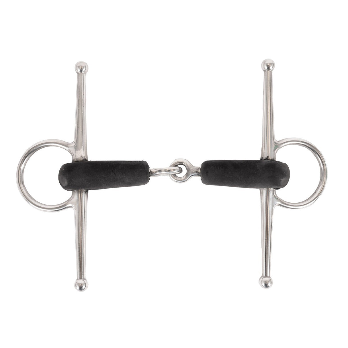 EvoEq Full Cheek Rubber Snaffle Bit