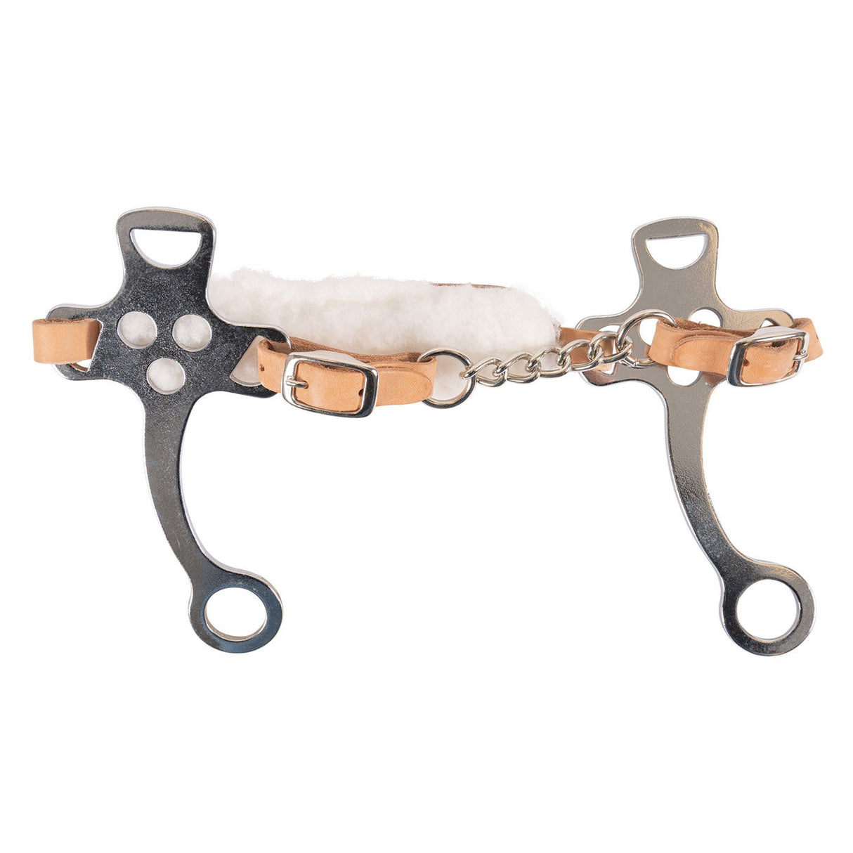 Metalab Short Shank English Hackamore W/ Chain