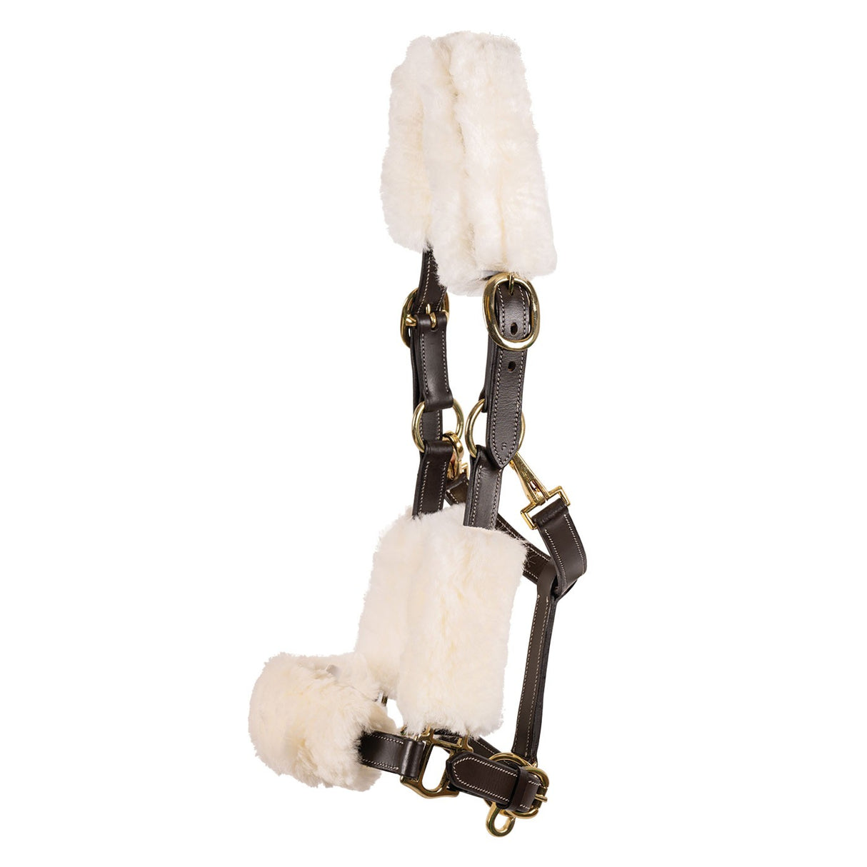 Shedrow Sheepskin Halter Set