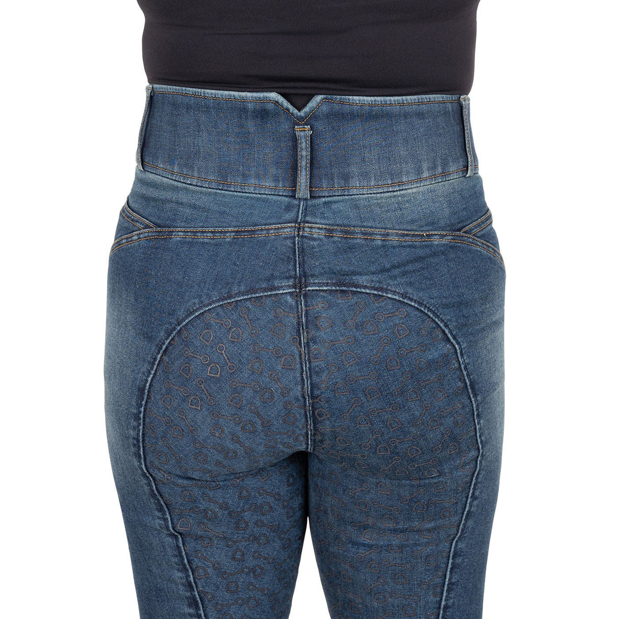 Elation Red Label Dinah Denim Full Seat Breech