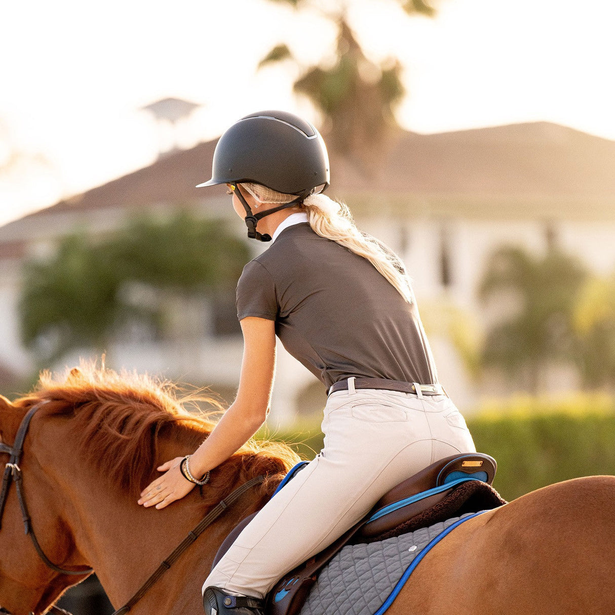 Tipperary Windsor Wide Brim MIPS Helmet - Black Chrome Trim