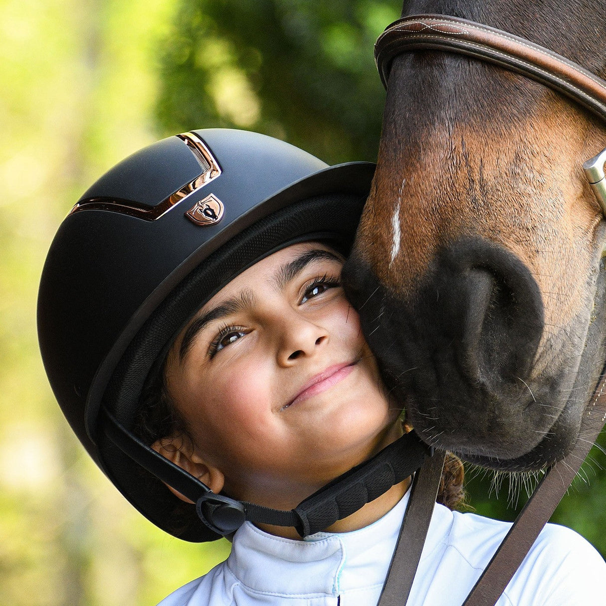 Tipperary Windsor Wide Brim MIPS Helmet - Rose Gold Trim