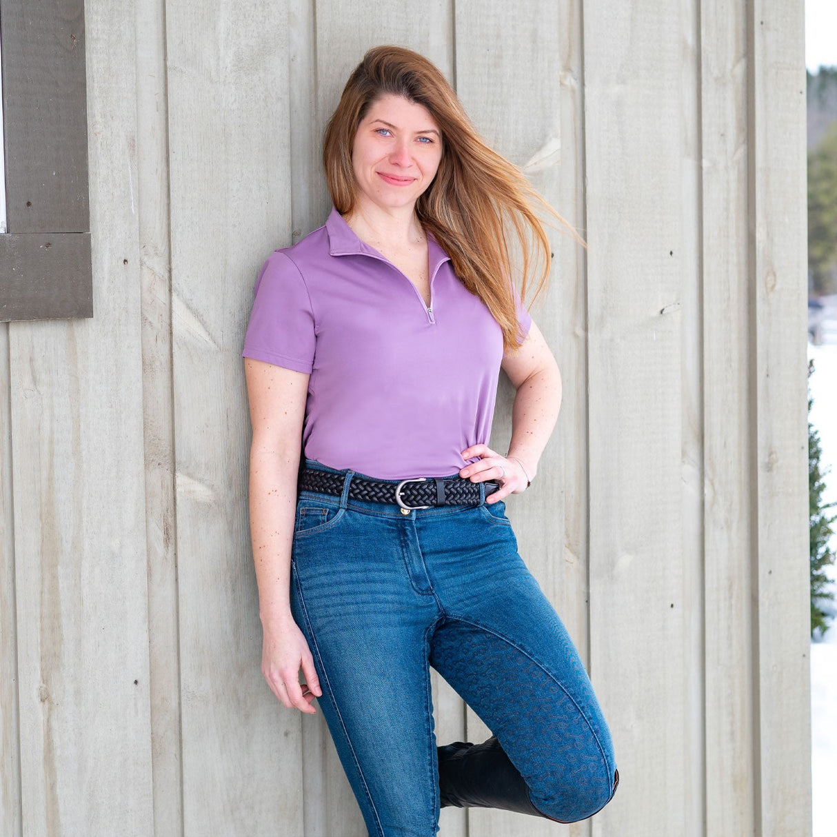 Elation Red Label Dinah Denim Full Seat Breech