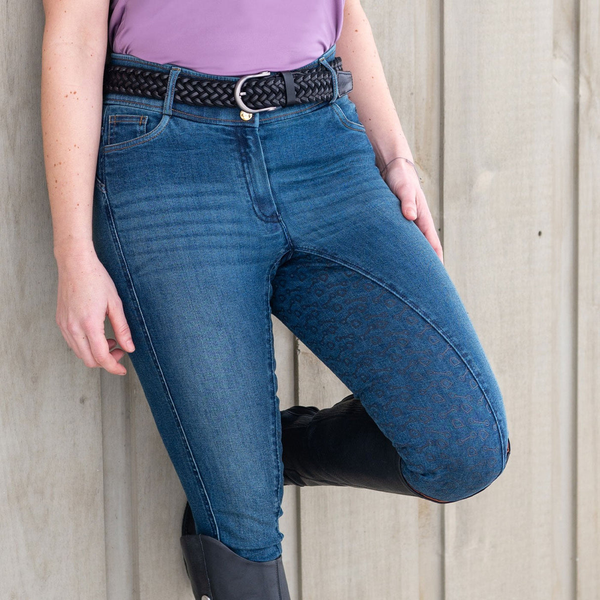 Elation Red Label Dinah Denim Full Seat Breech
