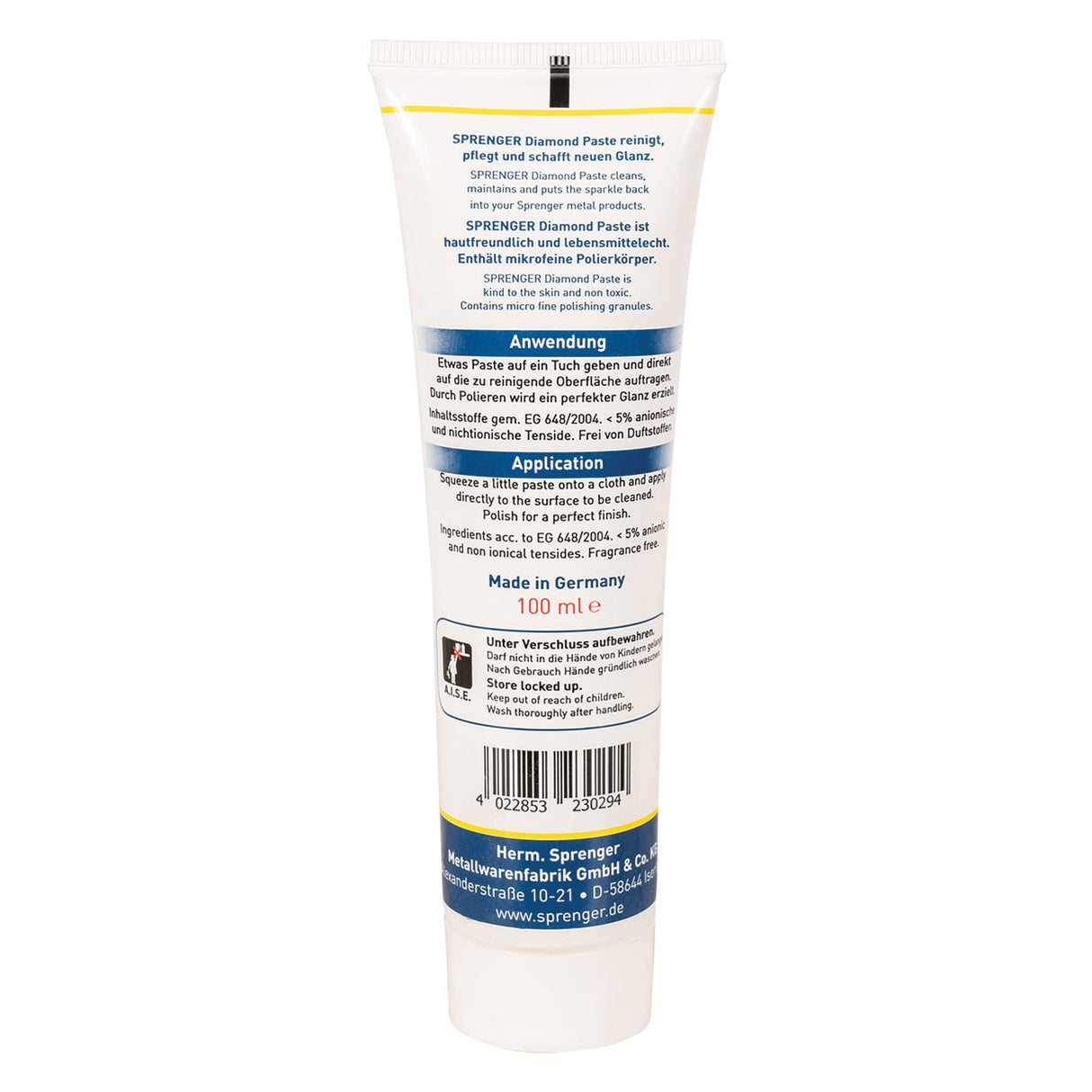 Sprenger Diamond Paste 3.4 oz.