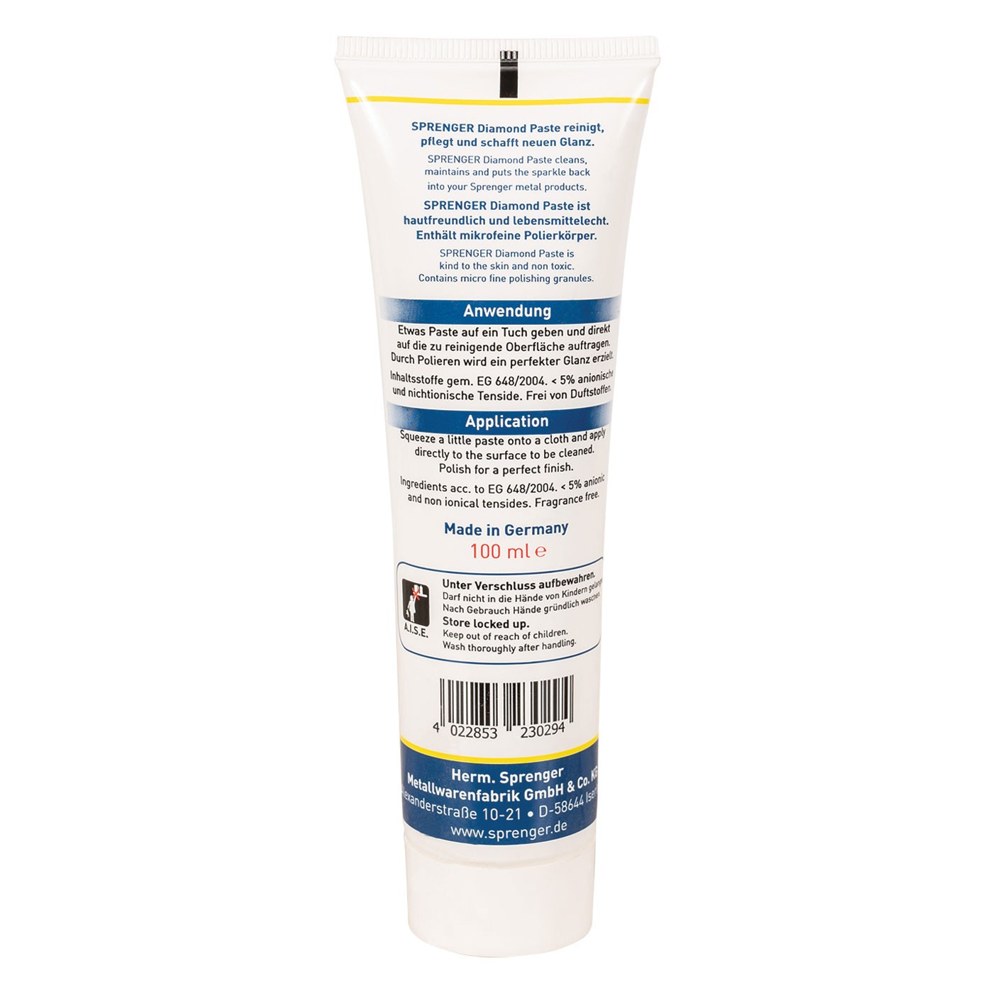 Sprenger Diamond Paste 3.4 oz.
