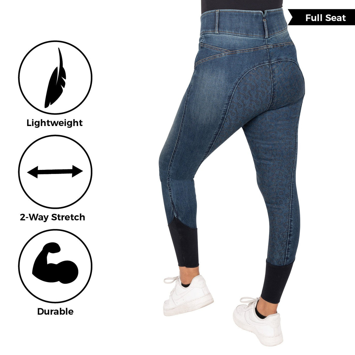 Elation Red Label Dinah Denim Full Seat Breech