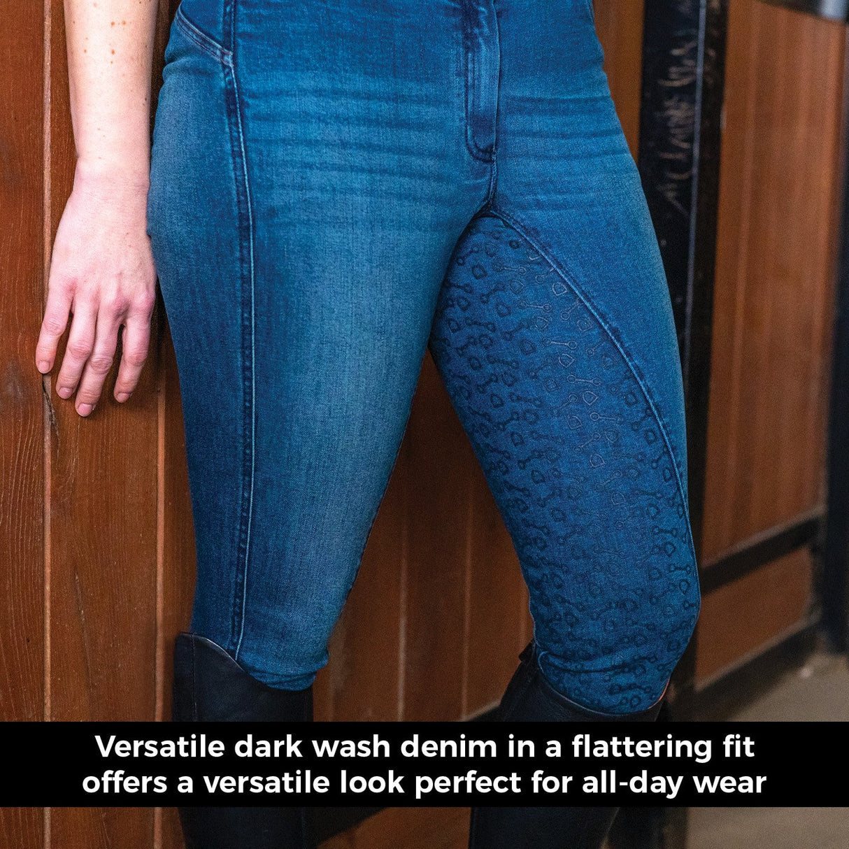 Elation Red Label Dinah Denim Full Seat Breech