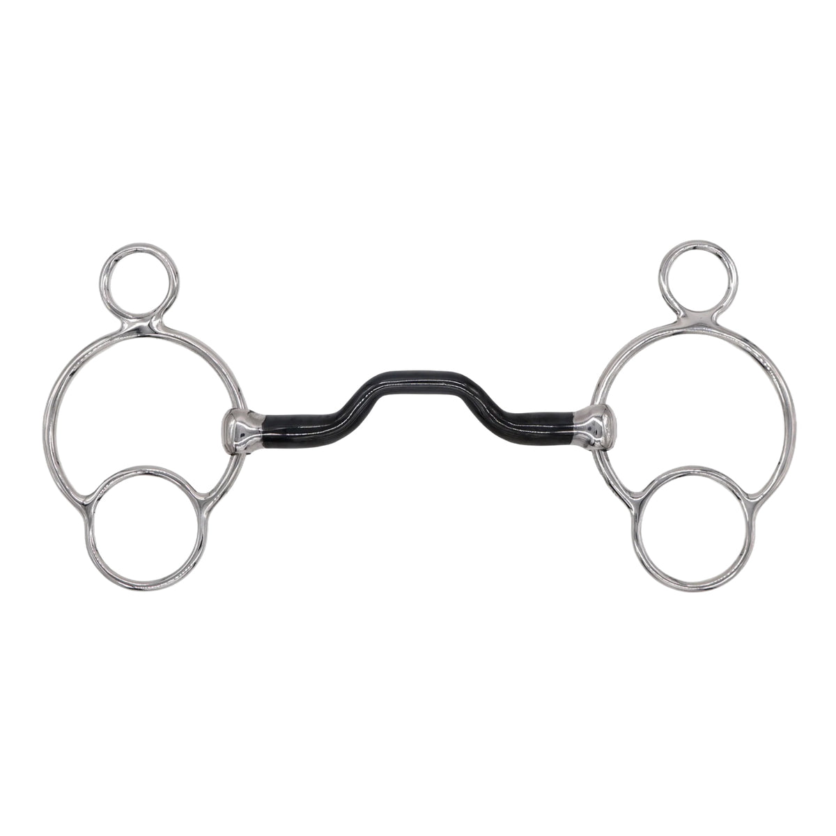 AJR 2-Ring Elevator Sweet Iron Port Bit
