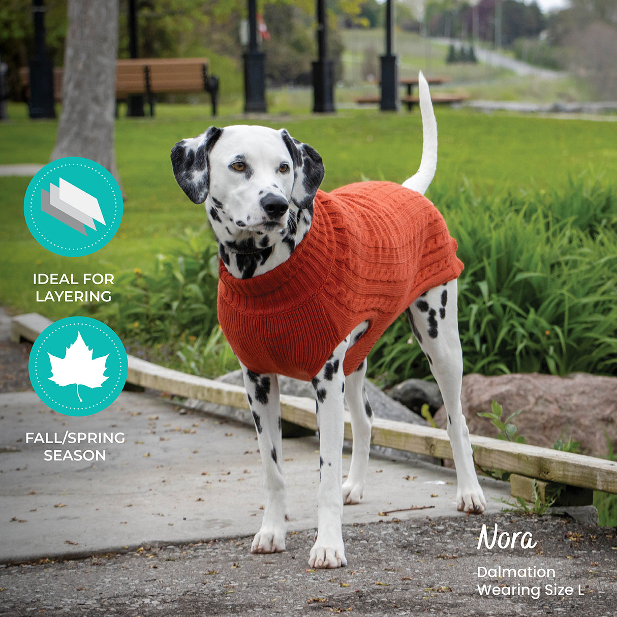 Shedrow K9 Brentwood Cable Knit Dog Sweater Plus