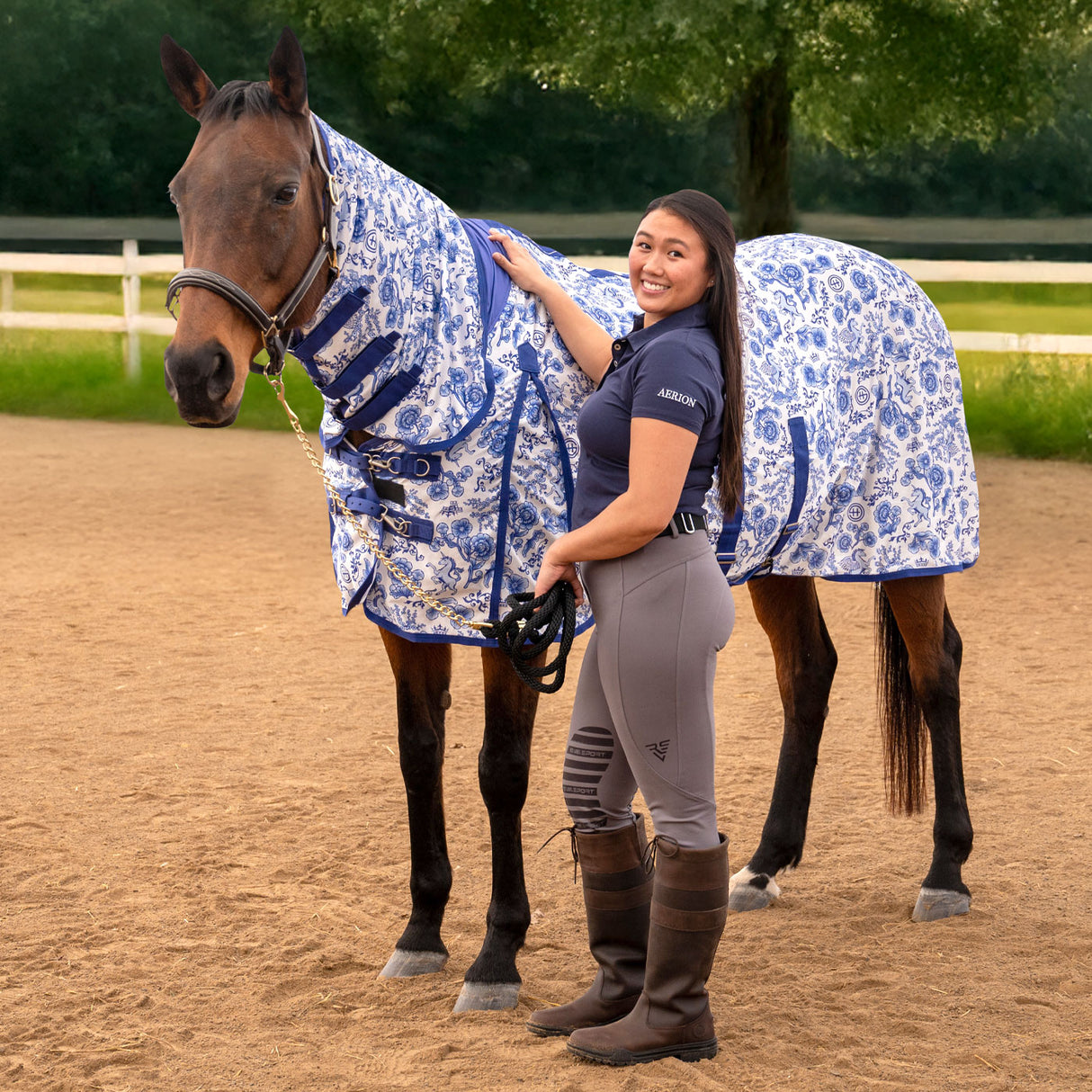 Shedrow Cornflower Collection Fly Sheet