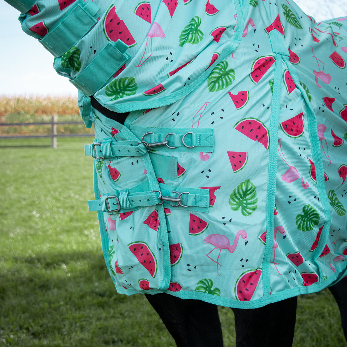 Shedrow Flamingo Breeze Extend-A-Neck Fly Sheet