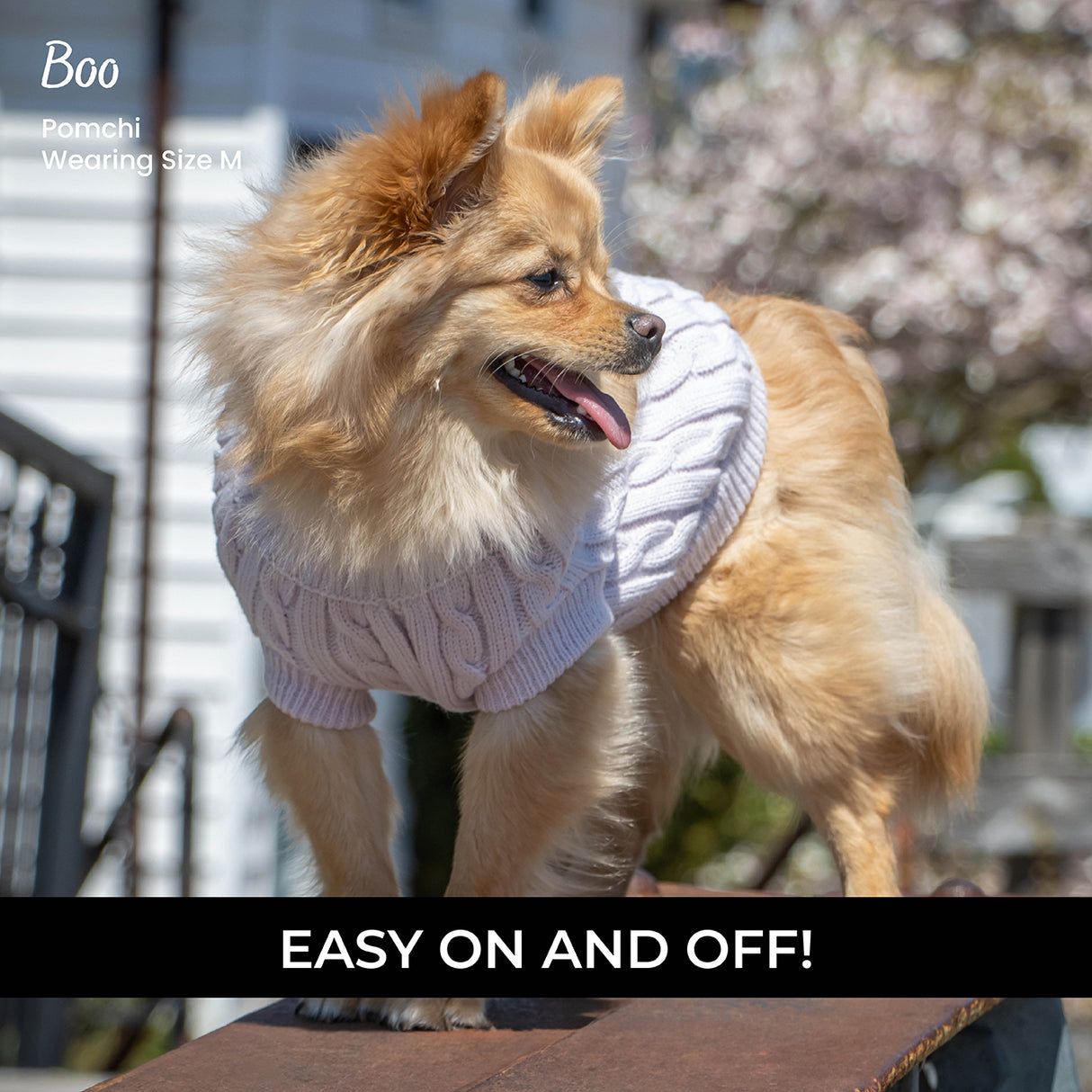 Shedrow K9 Brentwood Cable Knit Dog Sweater