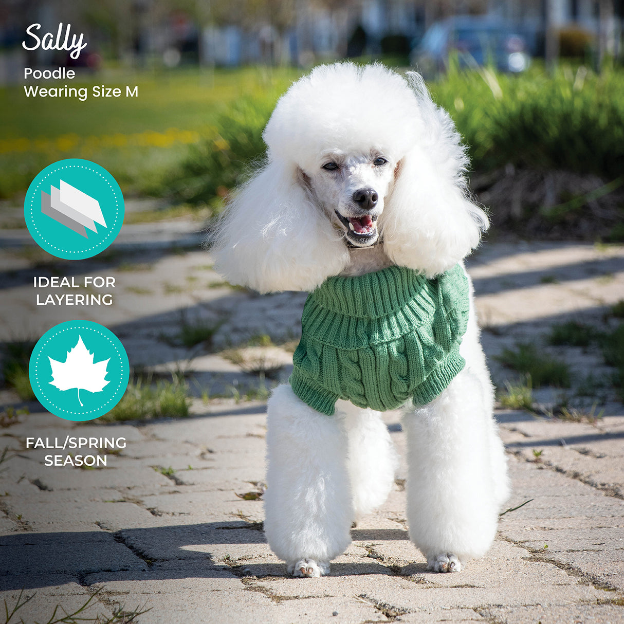 Shedrow K9 Brentwood Cable Knit Dog Sweater