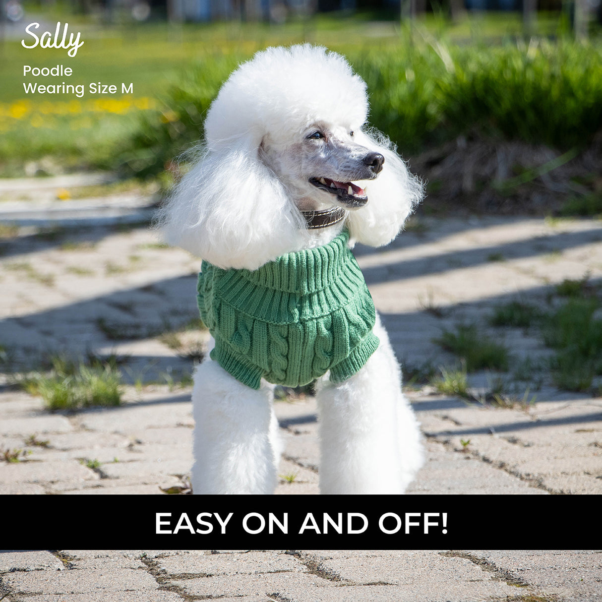 Shedrow K9 Brentwood Cable Knit Dog Sweater