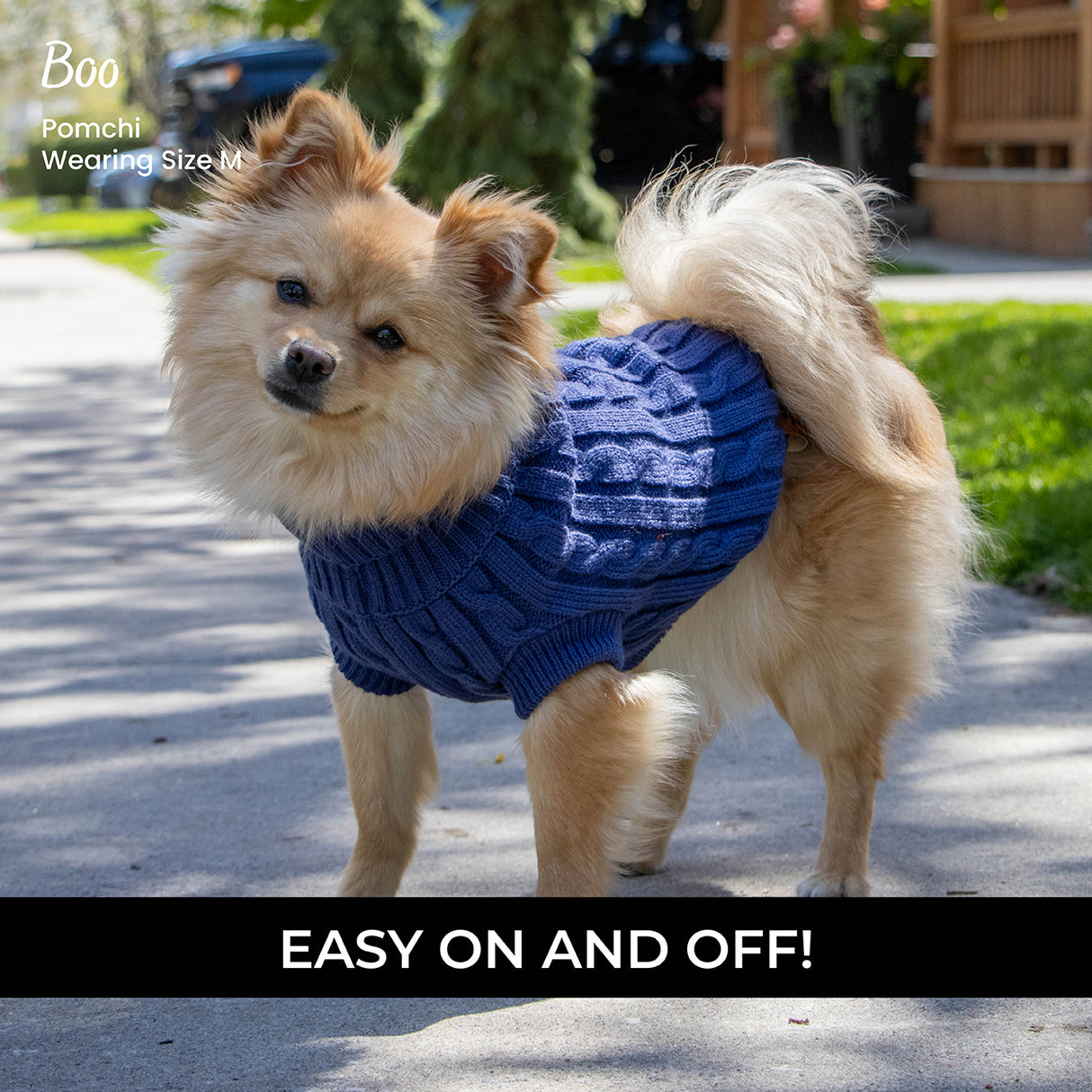 Shedrow K9 Brentwood Cable Knit Dog Sweater