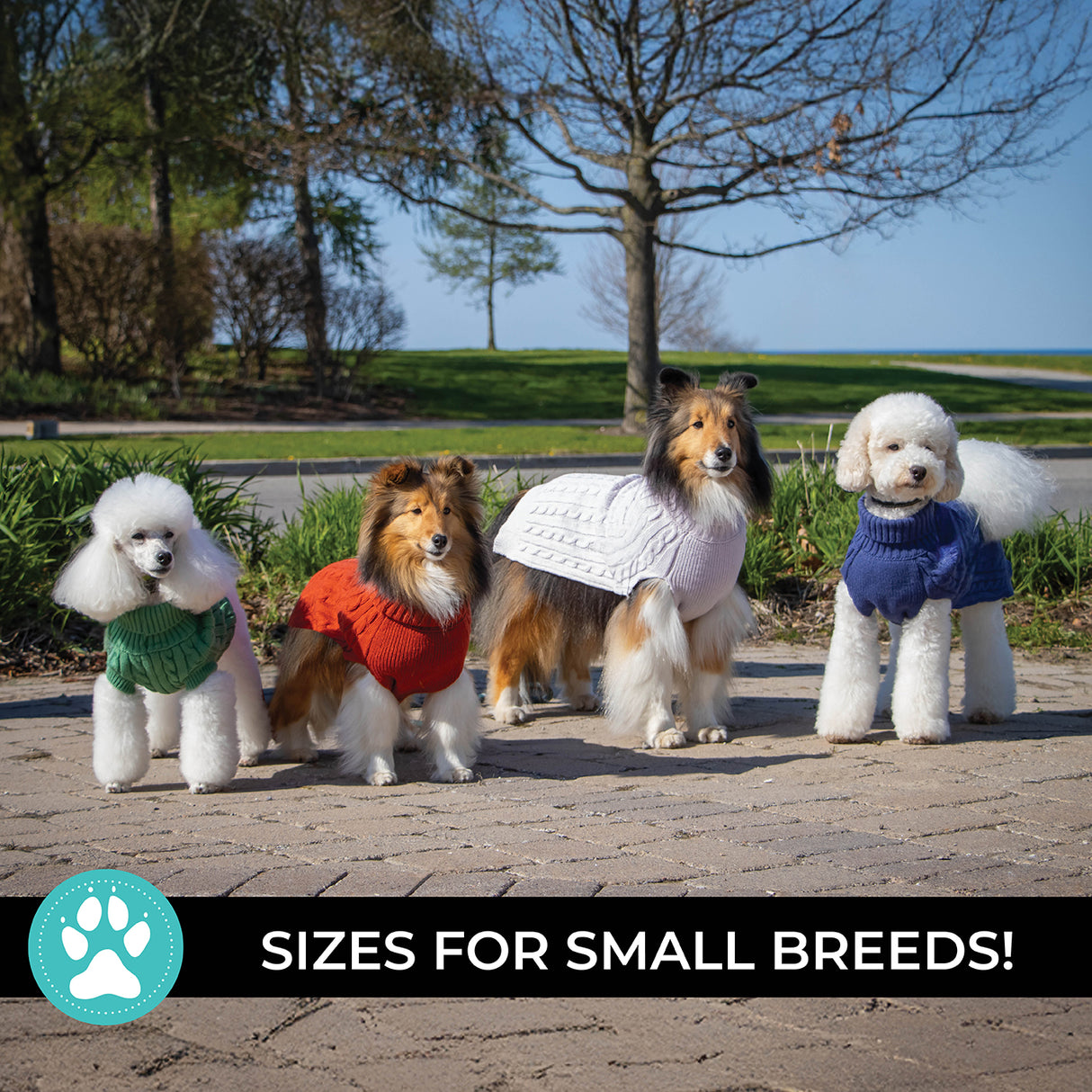 Shedrow K9 Brentwood Cable Knit Dog Sweater