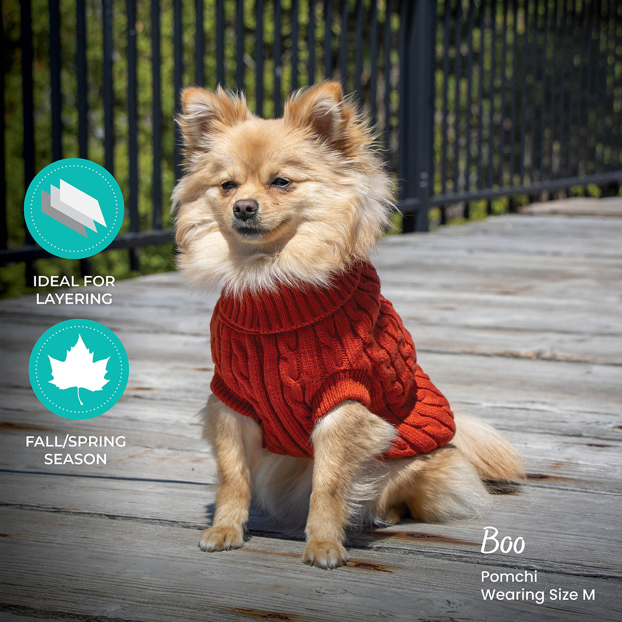 Shedrow K9 Brentwood Cable Knit Dog Sweater