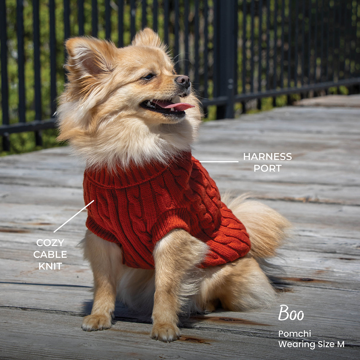 Shedrow K9 Brentwood Cable Knit Dog Sweater