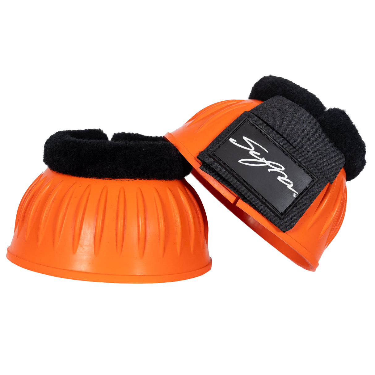 Supra 210 Fur Topped Ribbed Bell Boots W/ Velcro