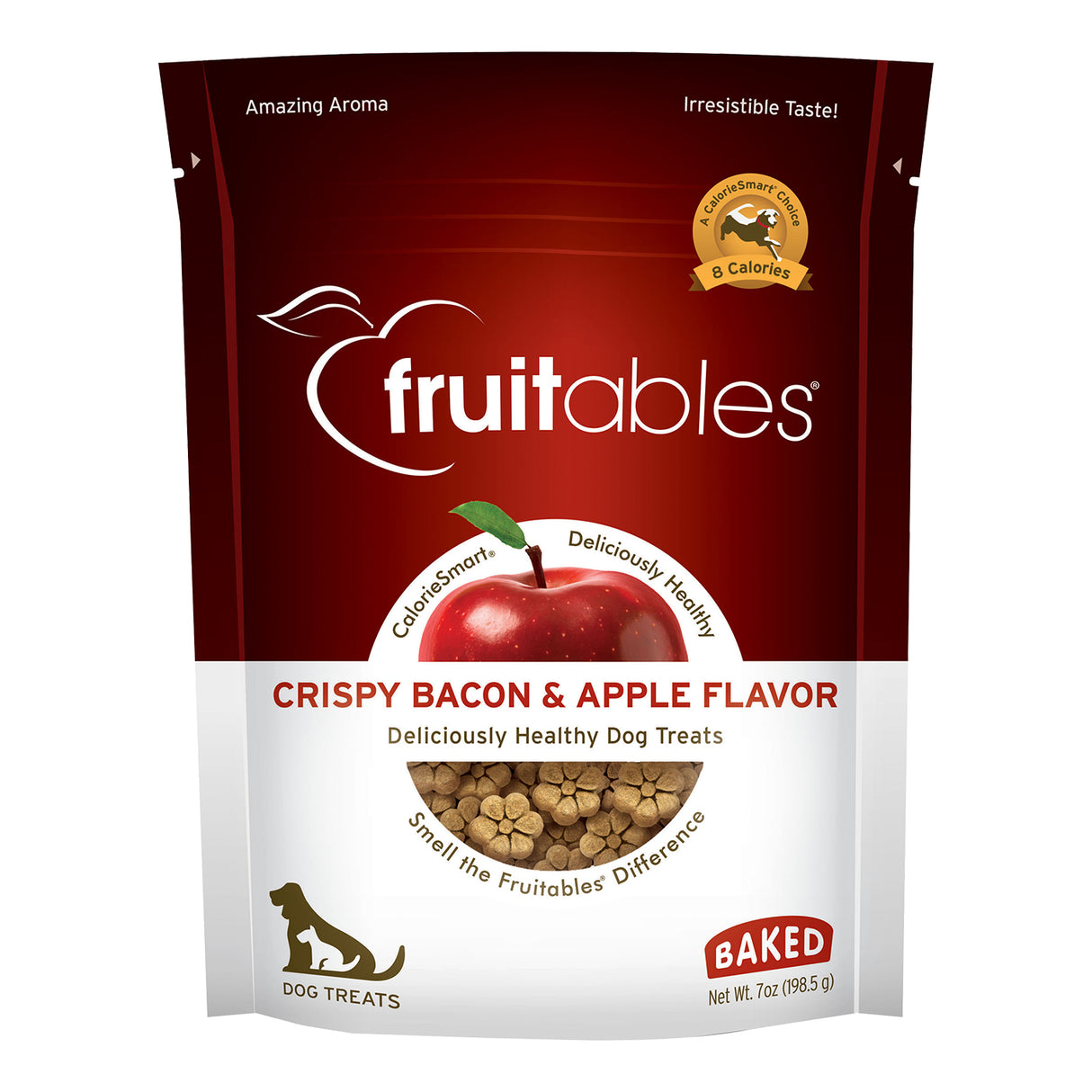Fruitables Crispy Bacon & Apple Dog Treats 7 oz.