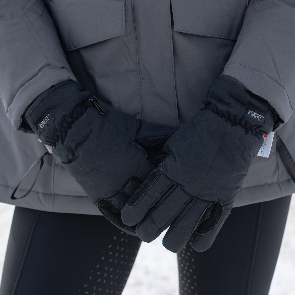 Konekt Micro Fiber Winter Gloves