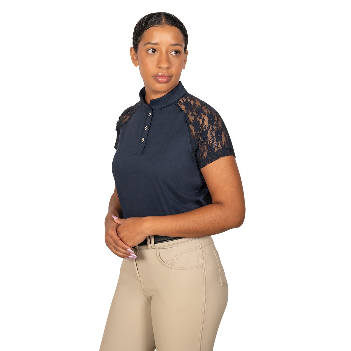 TemTeq Coco Functional Lace Trim Shirt