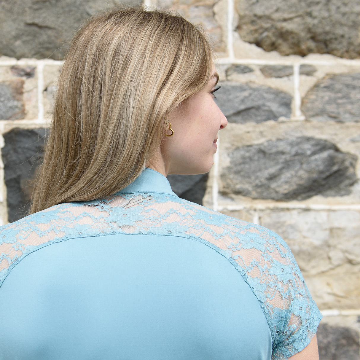 TemTeq Coco Functional Lace Trim Shirt