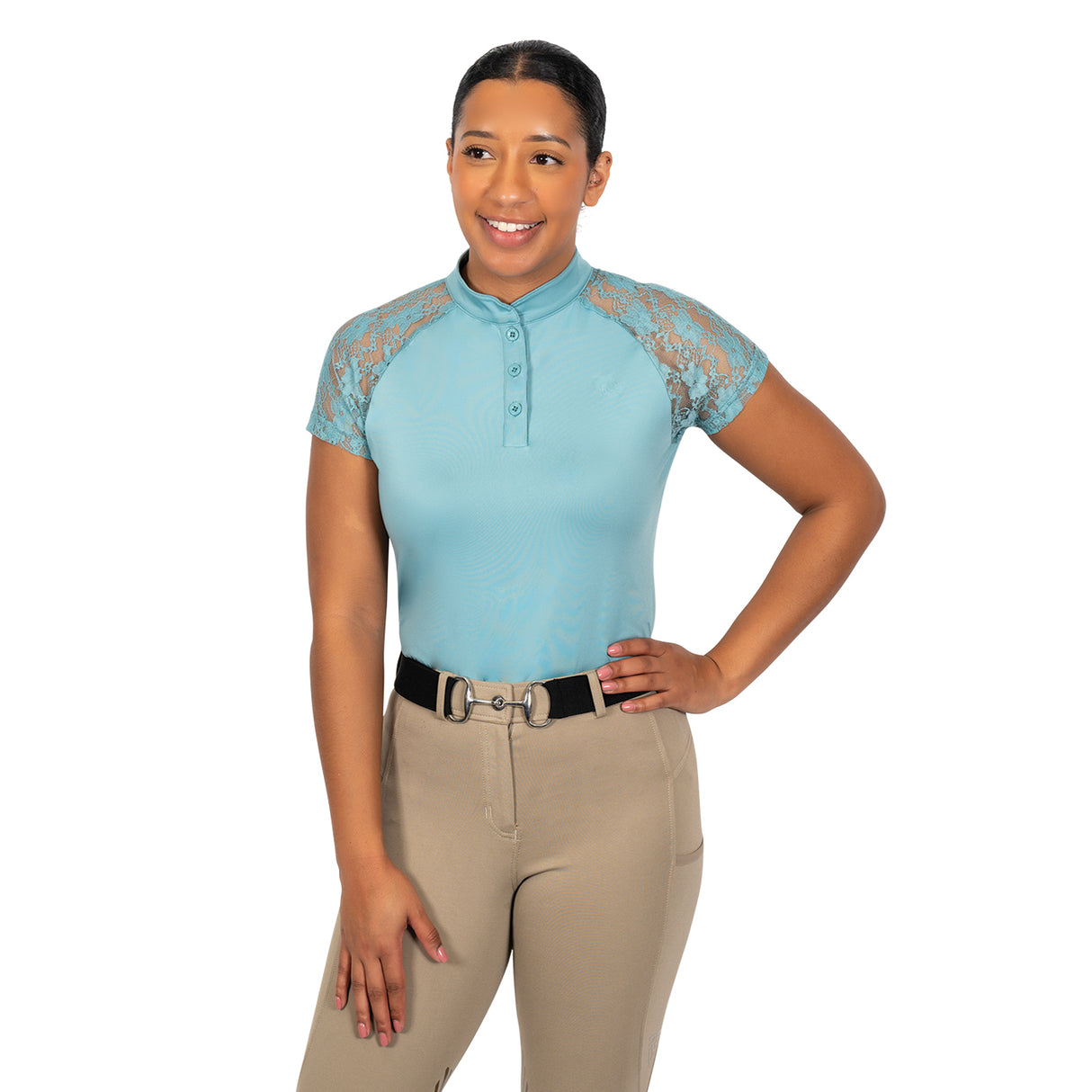 TemTeq Coco Functional Lace Trim Shirt