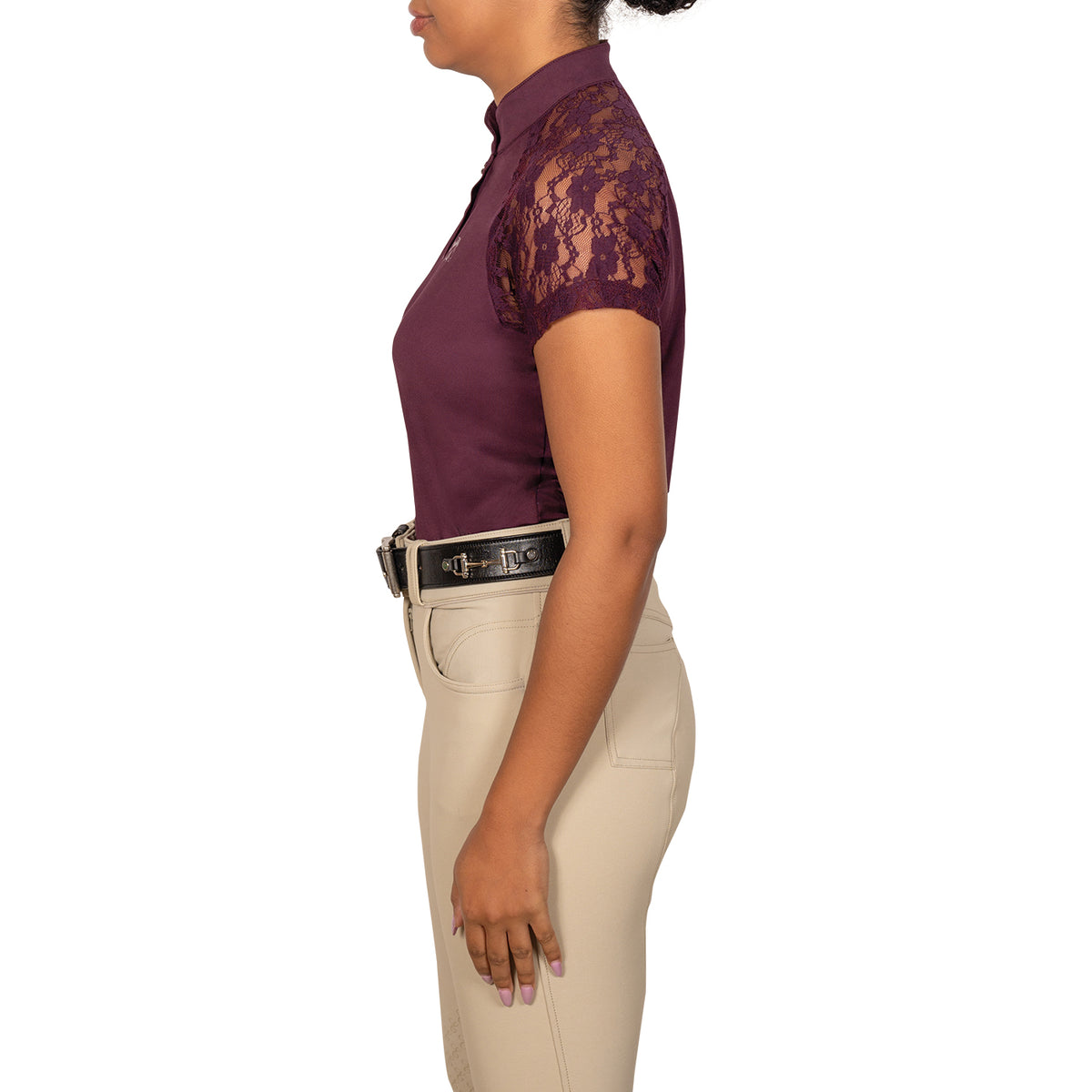 TemTeq Coco Functional Lace Trim Shirt
