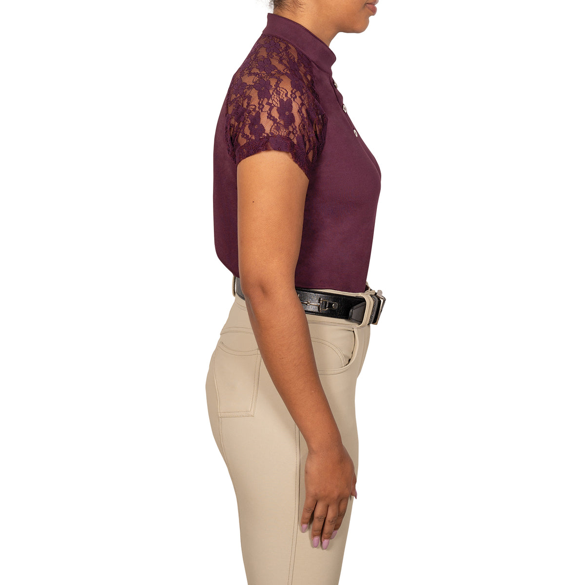 TemTeq Coco Functional Lace Trim Shirt
