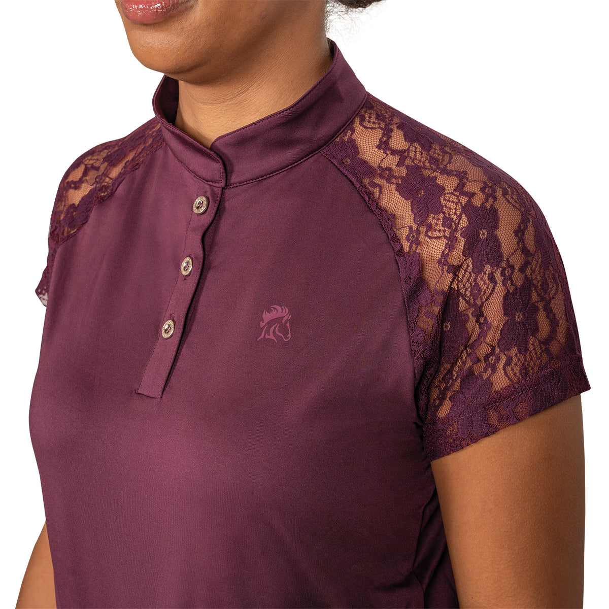 TemTeq Coco Functional Lace Trim Shirt