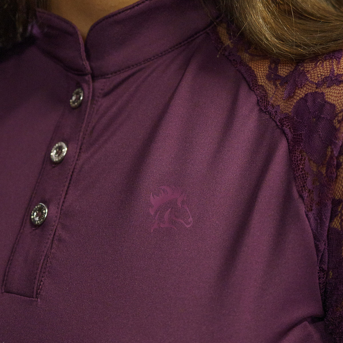 TemTeq Coco Functional Lace Trim Shirt