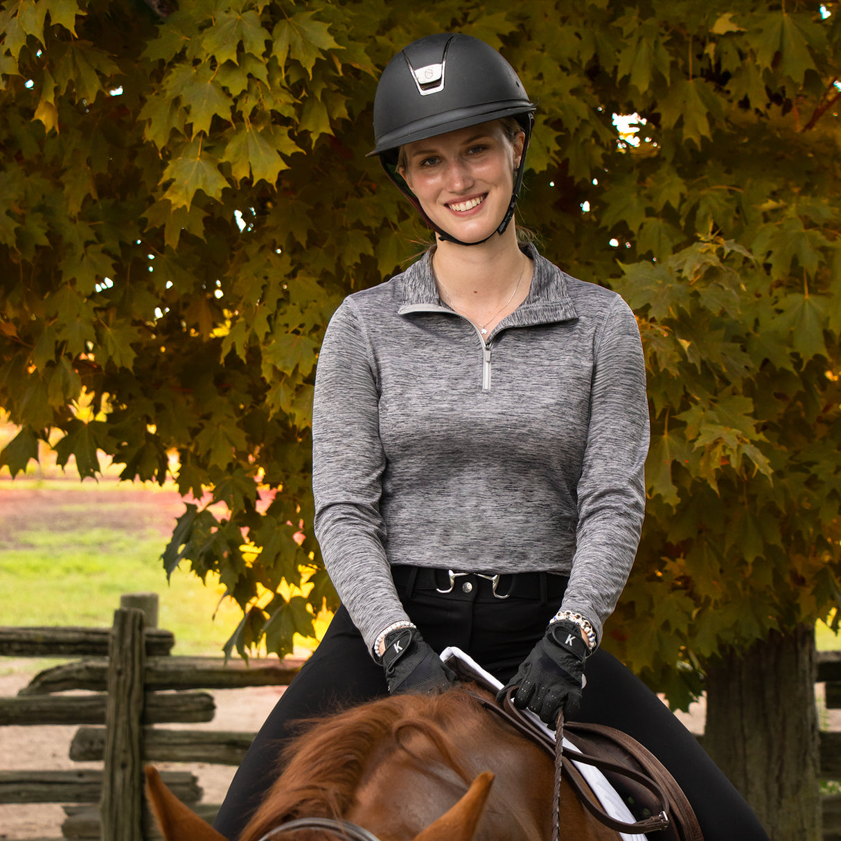 TemTeq Elisa Quarter Zip Performance Shirt