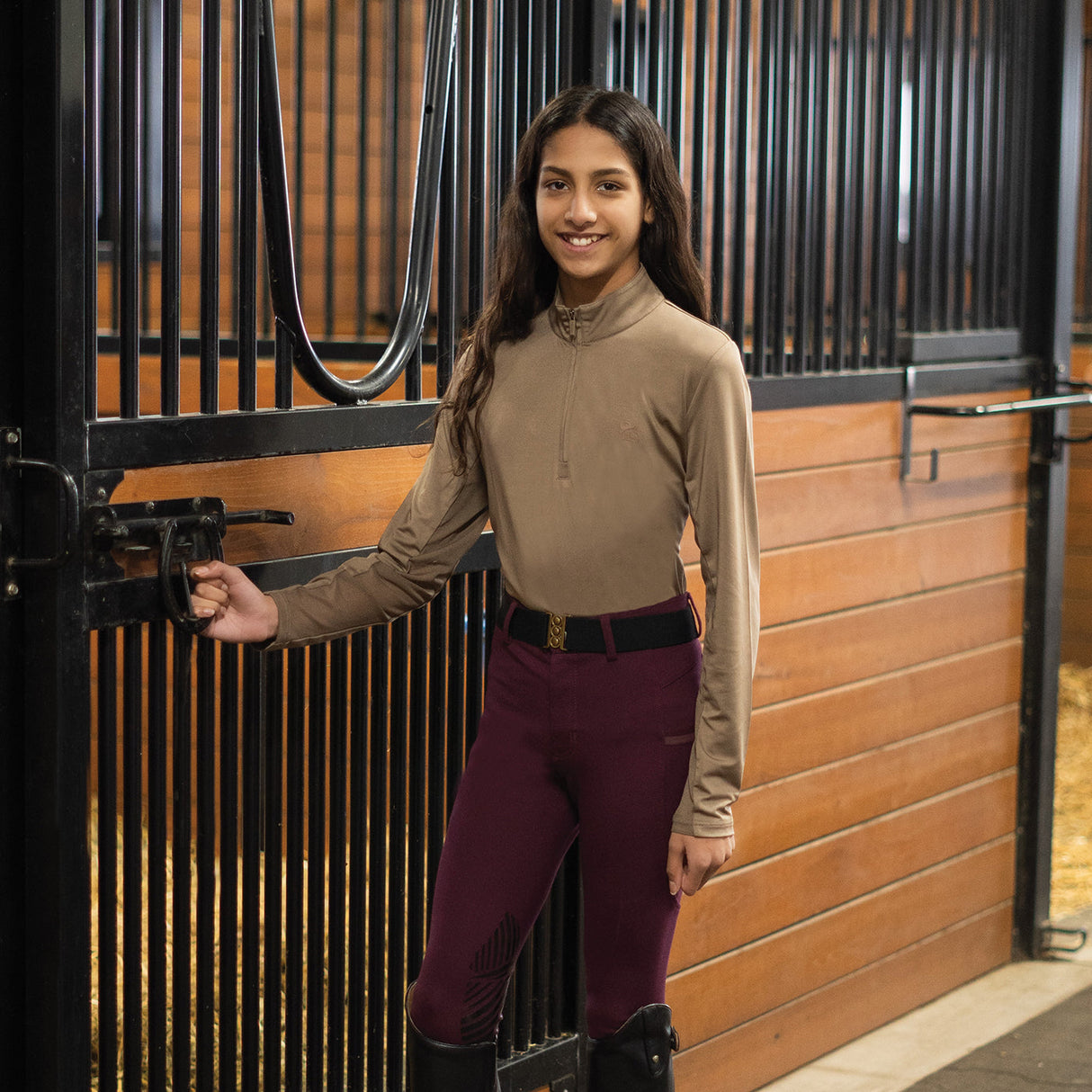 TemTeq Belize Technical Quarter Zip Top - Kids'