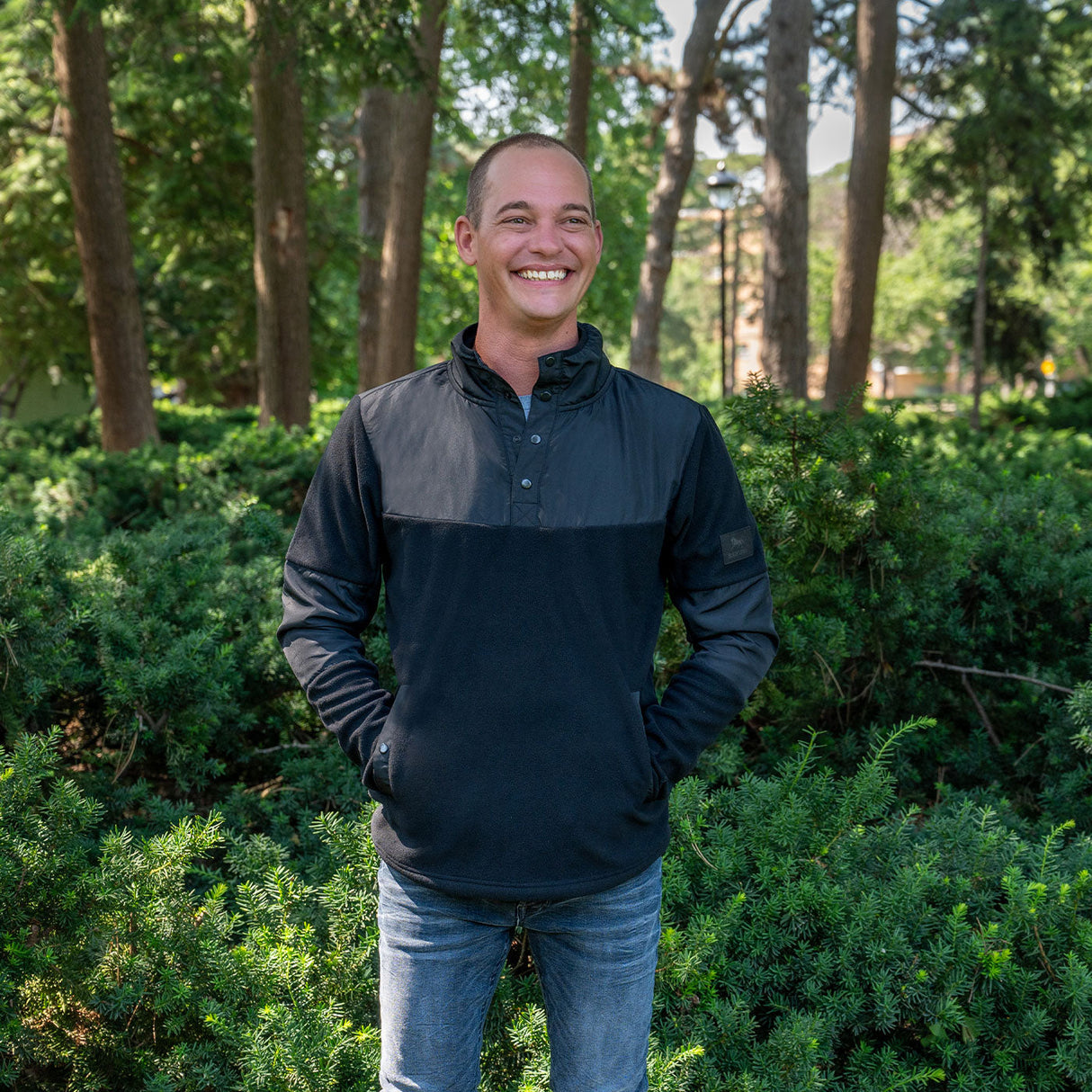 Black Label Randy Fleece Top - Men's