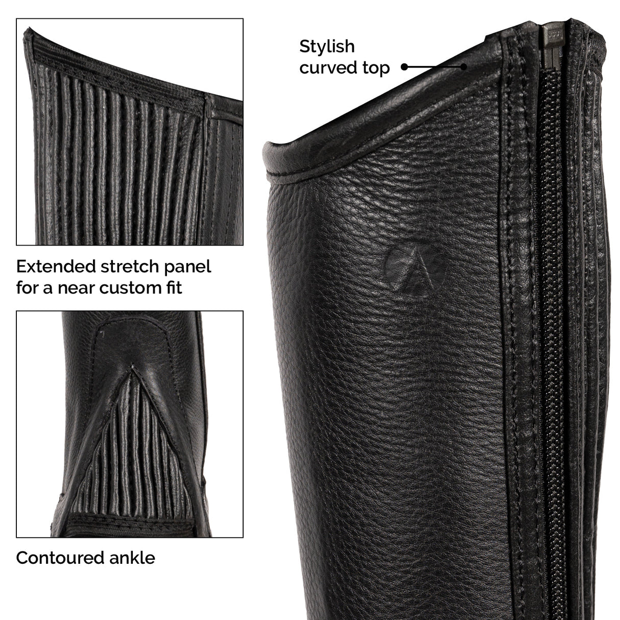 Auken FitMe Aspire Leather Half Chaps
