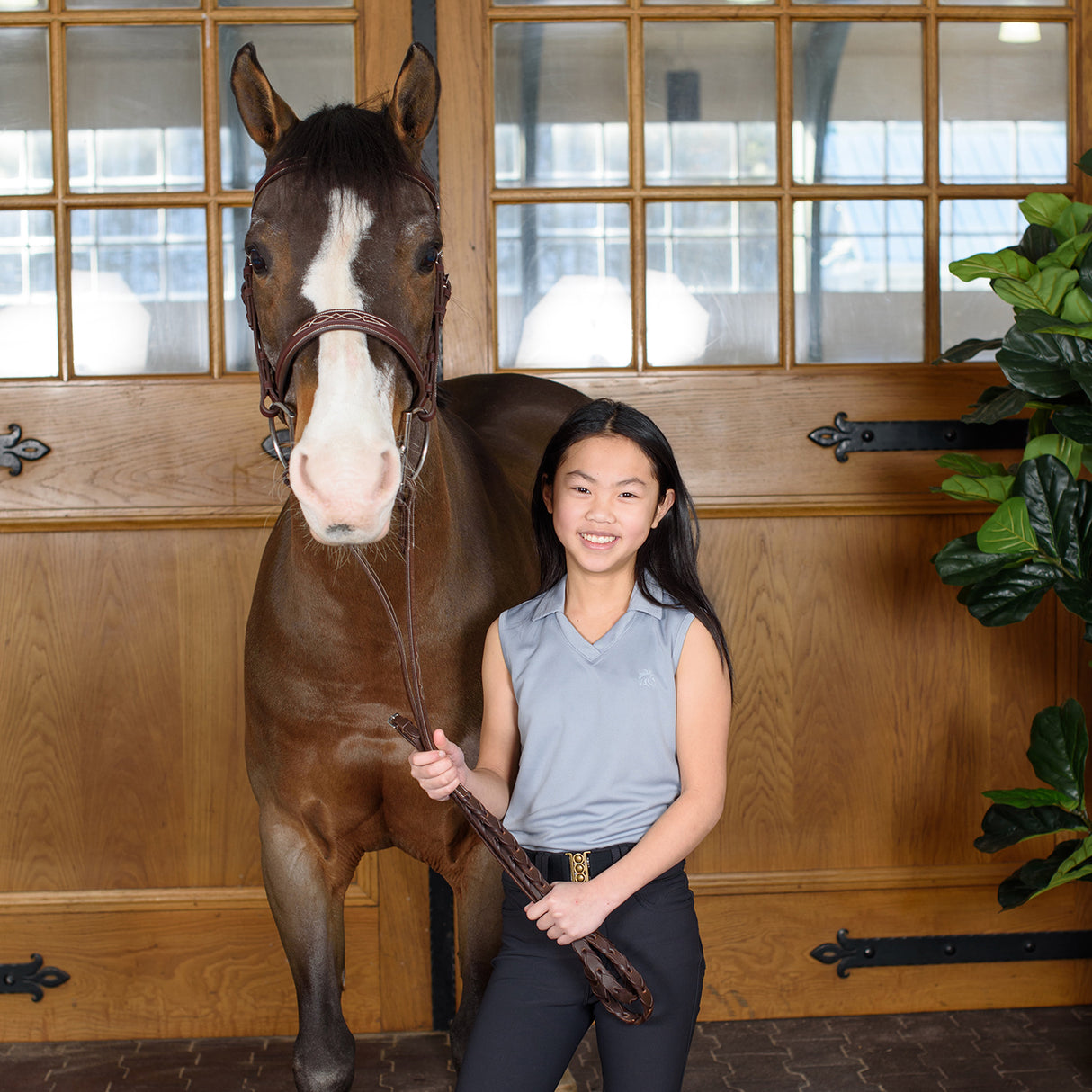 TemTeq Finley Sleeveless Functional Polo - Kids'