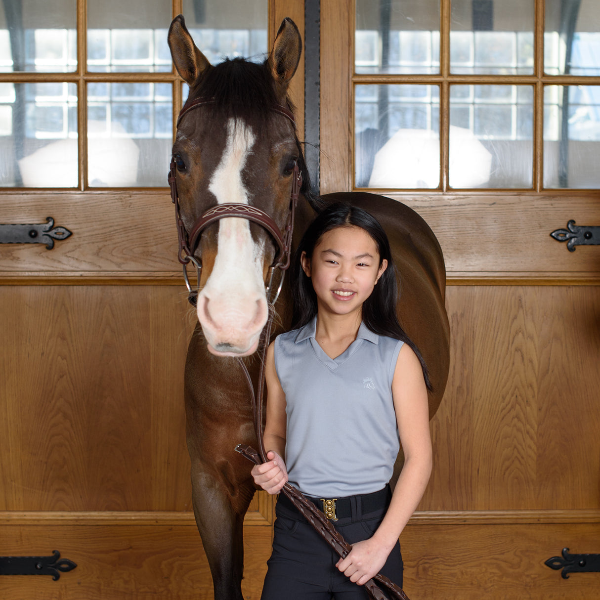 TemTeq Finley Sleeveless Functional Polo - Kids'