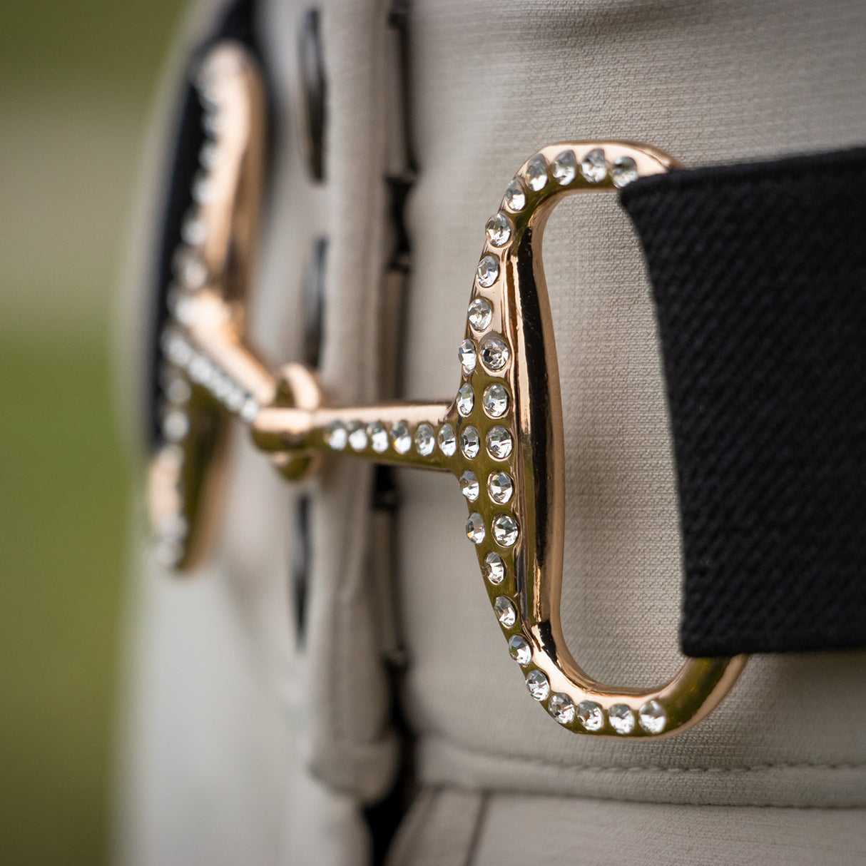 Cinto Crystal Diamante Bit Performance Stretch Belt