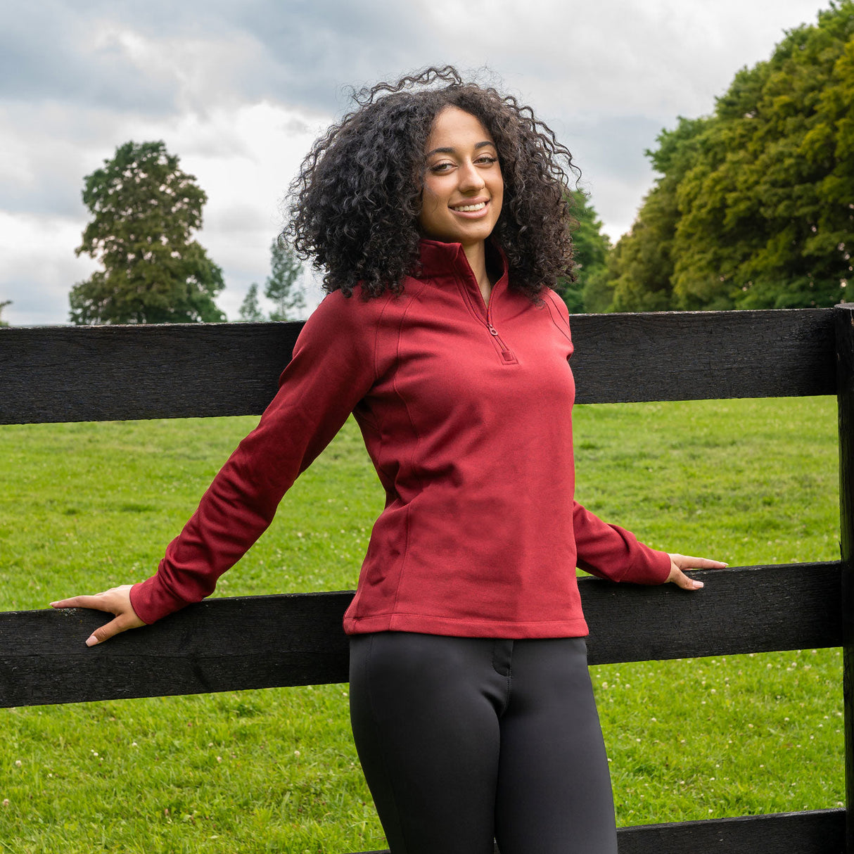 TemTeq Aria Quarter Zip Top