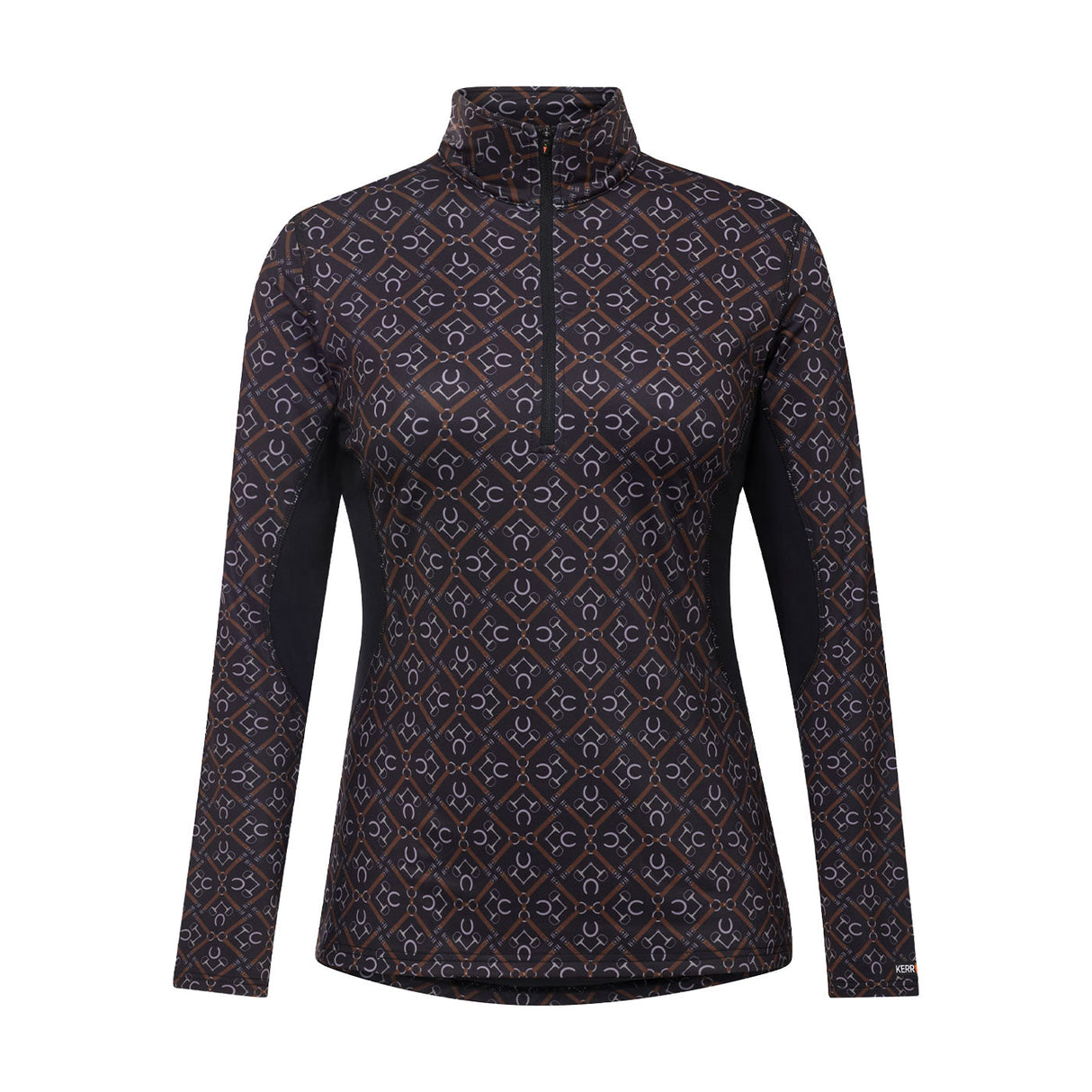 Kerrits On Course Fleece Print Tech Top