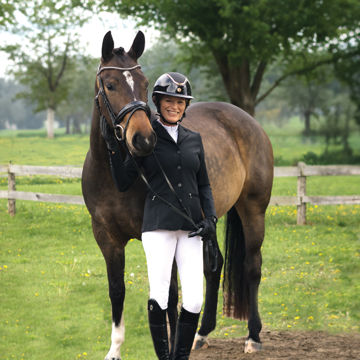 Elation Diamond Gramercy Full Seat Show Breech