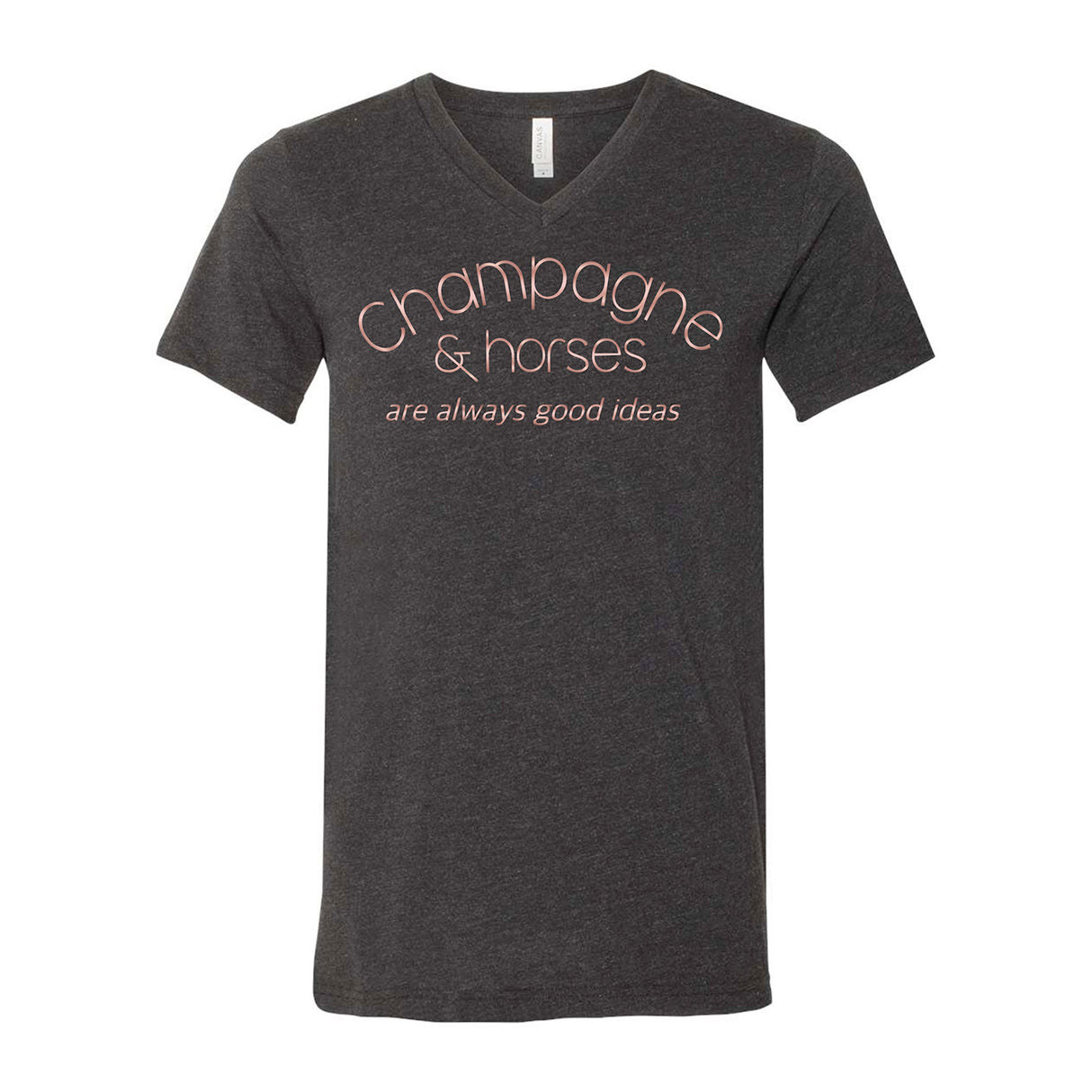 Equine & Design Champagne & Horses Tee