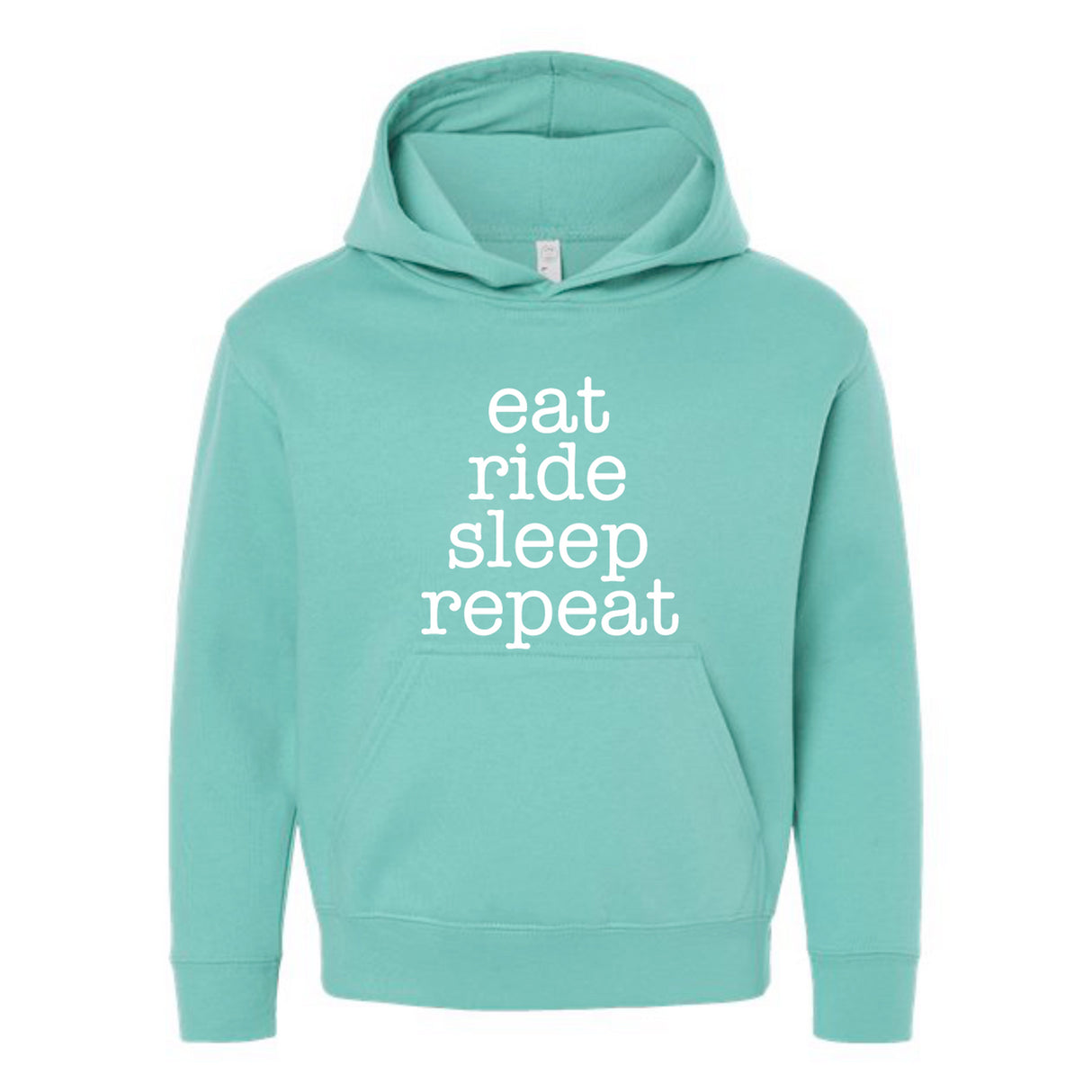 Equine & Design Eat Sleep Ride Repeat Hoodie - Kids'