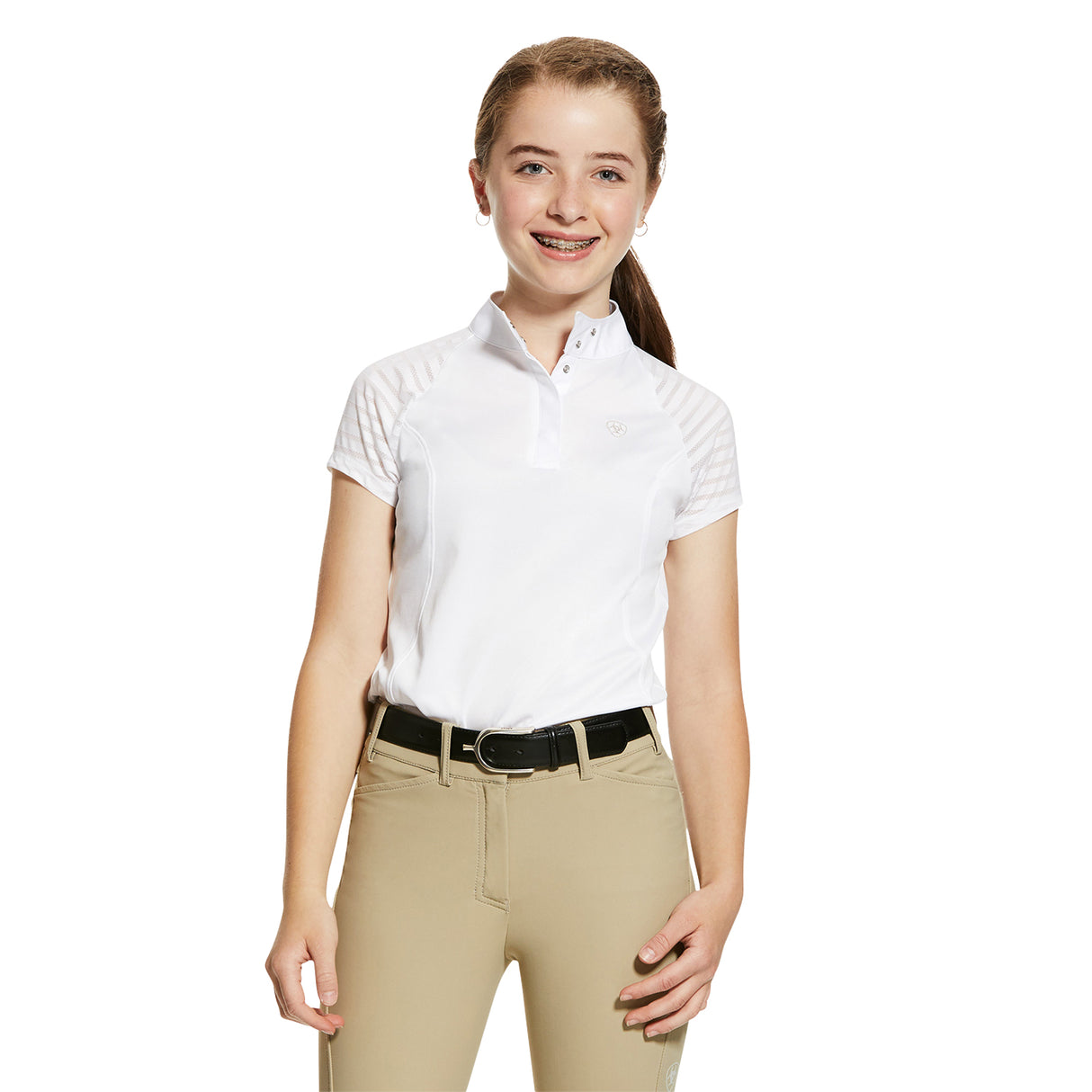 Ariat Aptos Vent Short Sleeve Show Shirt - Kids'