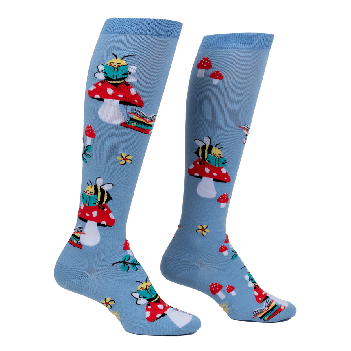 Sock It To Me I'd Rather Bee Reading Knee High Socks