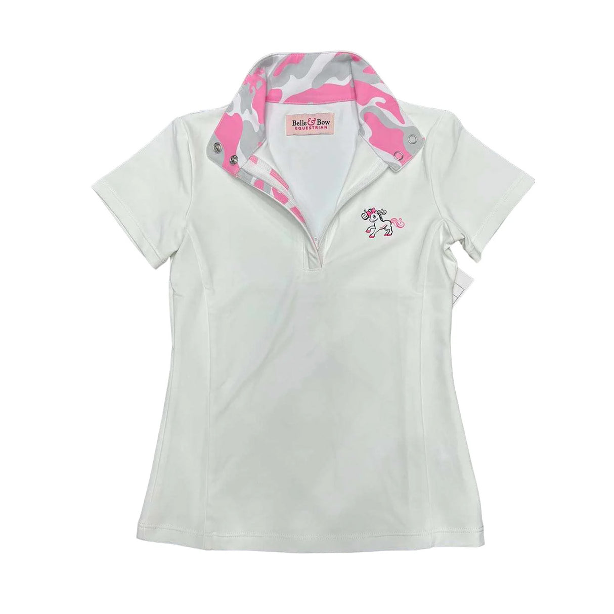 Belle & Bow Short Sleeve Show Shirt - Girls'